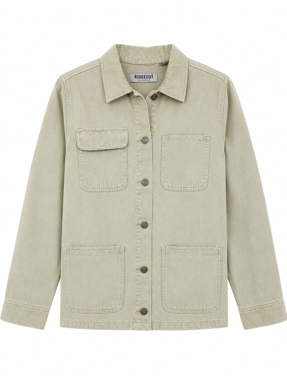 Ridgecut Toughwear Women’s Chore Jacket Small 100% Cotton Sage Green Shacket